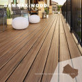 Rectangle Hollow Interlocking Anti Slip Embossed WPC Board Composite Decking